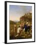 The Finding of Moses-Cornelis Van Poelenburgh Or Poelenburch-Framed Giclee Print