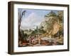 The Finding of the Infant Moses by Pharaoh's Daughter, 17th Century-Bartholomeus Breenbergh-Framed Giclee Print