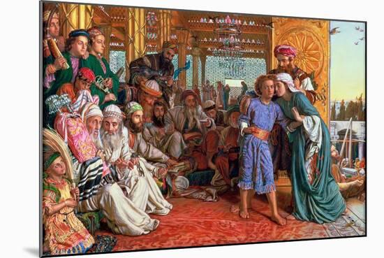 The Finding of the Saviour in the Temple, 1862-William Holman Hunt-Mounted Giclee Print