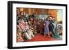 The Finding of the Saviour in the Temple, 1862-William Holman Hunt-Framed Giclee Print