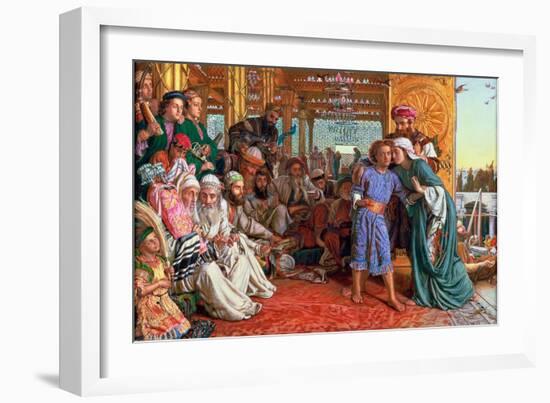 The Finding of the Saviour in the Temple, 1862-William Holman Hunt-Framed Giclee Print