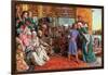 The Finding of the Saviour in the Temple, 1862-William Holman Hunt-Framed Giclee Print