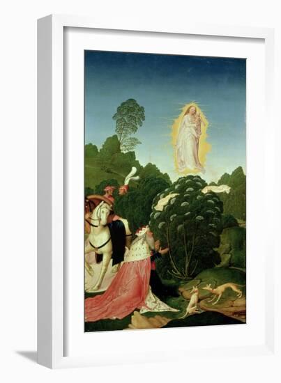The Finding of the Veil, from the Legend of St. Leopold, 1505-Rueland Frueauf the Younger-Framed Giclee Print