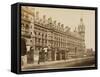 The Fine Victorian Gothic Architecture of St Pancras Railway Station-null-Framed Stretched Canvas