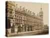 The Fine Victorian Gothic Architecture of St Pancras Railway Station-null-Stretched Canvas