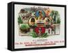 The Finest Brand Cigar Box Label, Coast Guard, Fireman, Postman, and Policeman-Lantern Press-Framed Stretched Canvas