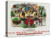 The Finest Brand Cigar Box Label, Coast Guard, Fireman, Postman, and Policeman-Lantern Press-Stretched Canvas