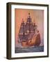 The Finest Man-of-War of Her Time, the Sovereign of the Seas-Unknown-Framed Giclee Print