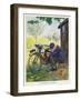 "The Finest of All Hobbies", a Boy Tinkers with His Motor Bike-Algernon Fovie-Framed Art Print