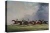 The Finish for the Ascot Cup, 1842-John Dalby of York-Stretched Canvas