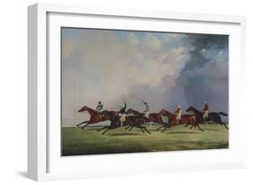 The Finish for the Ascot Cup, 1842-John Dalby of York-Framed Giclee Print