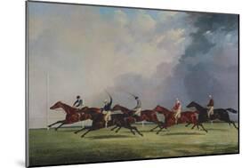 The Finish for the Ascot Cup, 1842-John Dalby of York-Mounted Giclee Print