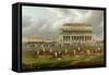 The Finish of the Epsom Derby in 1822-John Sinclair-Framed Stretched Canvas