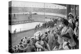 The Finish of the Marathon, Olympic Games, London, 1908-Samuel Begg-Stretched Canvas