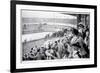 The Finish of the Marathon Race, the Olympic Games, 1908-Samuel Begg-Framed Giclee Print