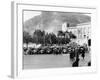The Finish of the Monte Carlo Rally, 1929-null-Framed Photographic Print