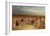 The Finished Sketch for the Golfers: A Grand Match Played on the St. Andrews Links by Sir David Bai-Charles Lees-Framed Giclee Print