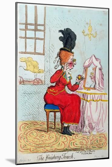 The Finishing Touch, Published by Hannah Humphrey in 1791-James Gillray-Mounted Giclee Print