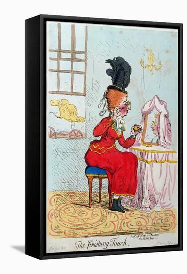 The Finishing Touch, Published by Hannah Humphrey in 1791-James Gillray-Framed Stretched Canvas