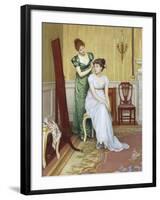 The Finishing Touch-Charles Haigh-Wood-Framed Giclee Print