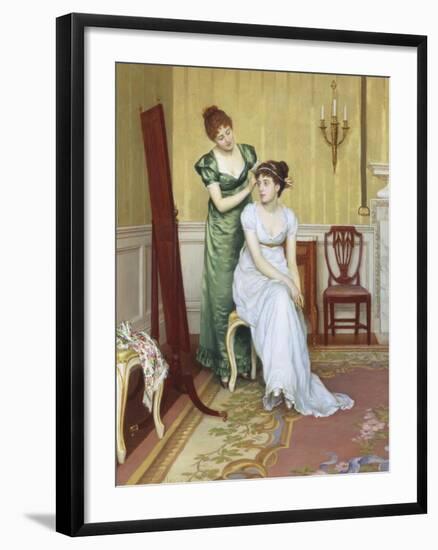 The Finishing Touch-Charles Haigh-Wood-Framed Giclee Print