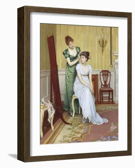 The Finishing Touch-Charles Haigh-Wood-Framed Giclee Print