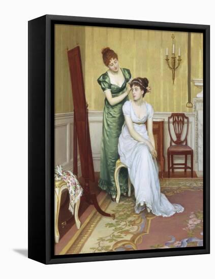 The Finishing Touch-Charles Haigh-Wood-Framed Stretched Canvas