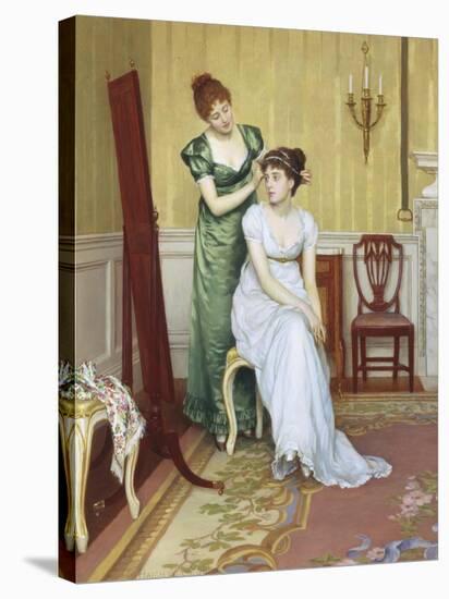 The Finishing Touch-Charles Haigh-Wood-Stretched Canvas