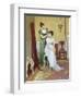 The Finishing Touch-Charles Haigh-Wood-Framed Giclee Print