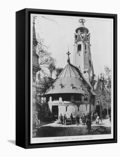 The Finnish Pavilion on Rue Des Nations at the Exposition Universelle of 1900, Paris-null-Framed Stretched Canvas