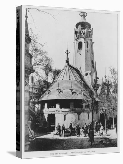 The Finnish Pavilion on Rue Des Nations at the Exposition Universelle of 1900, Paris-null-Stretched Canvas