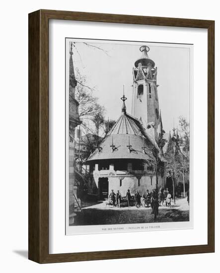 The Finnish Pavilion on Rue Des Nations at the Exposition Universelle of 1900, Paris-null-Framed Giclee Print