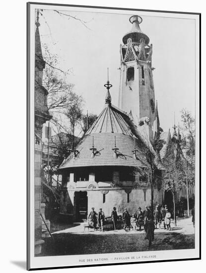 The Finnish Pavilion on Rue Des Nations at the Exposition Universelle of 1900, Paris-null-Mounted Giclee Print