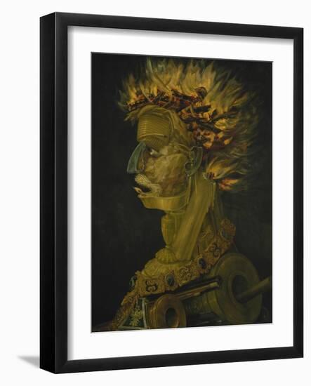 The Fire, 1566-Giuseppe Arcimboldo-Framed Giclee Print