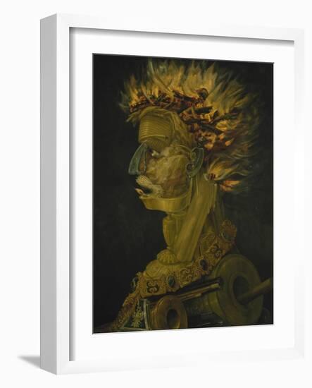 The Fire, 1566-Giuseppe Arcimboldo-Framed Giclee Print