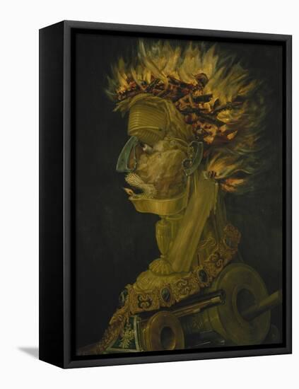 The Fire, 1566-Giuseppe Arcimboldo-Framed Stretched Canvas