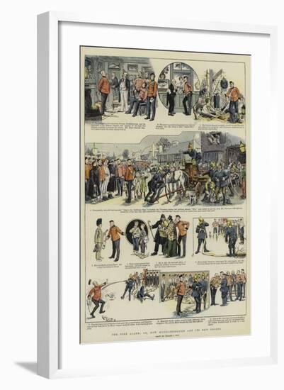 The Fire Alarm, or How Muddleborough Got its New Engine-null-Framed Giclee Print