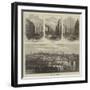 The Fire at Boston-null-Framed Giclee Print