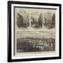 The Fire at Boston-null-Framed Giclee Print