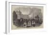 The Fire at Gravesend-William Henry Pike-Framed Giclee Print