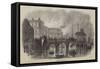The Fire at Gravesend-William Henry Pike-Framed Stretched Canvas