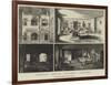 The Fire at Hampton Court Palace-Alfred Courbould-Framed Giclee Print