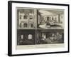 The Fire at Hampton Court Palace-Alfred Courbould-Framed Giclee Print