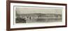 The Fire at Salonica, View of the Town from the Sea-null-Framed Giclee Print