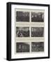 The Fire at the Manchester General Post Office-null-Framed Premium Giclee Print