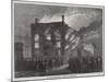 The Fire at the Townhall, Chester-null-Mounted Giclee Print