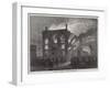 The Fire at the Townhall, Chester-null-Framed Giclee Print