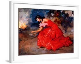 The Fire Dance-Fransisco R S Clemente-Framed Giclee Print