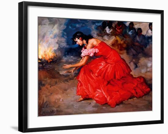 The Fire Dance-Fransisco R S Clemente-Framed Giclee Print