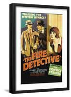 The Fire Detective-null-Framed Art Print